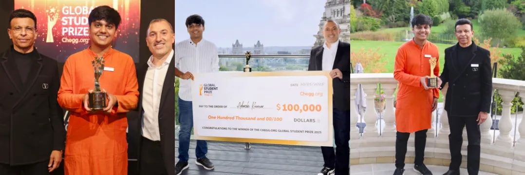 Названо найкращого студента світу за версією Global Student Prize 2025