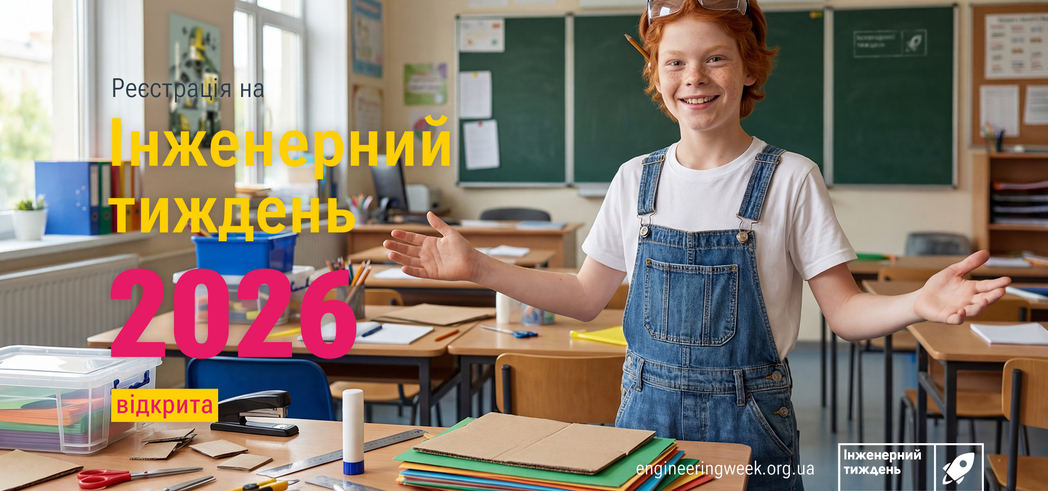 Освітян запрошують провести у школах «Інженерний тиждень – 2026» з 16 березня по 12 квітня